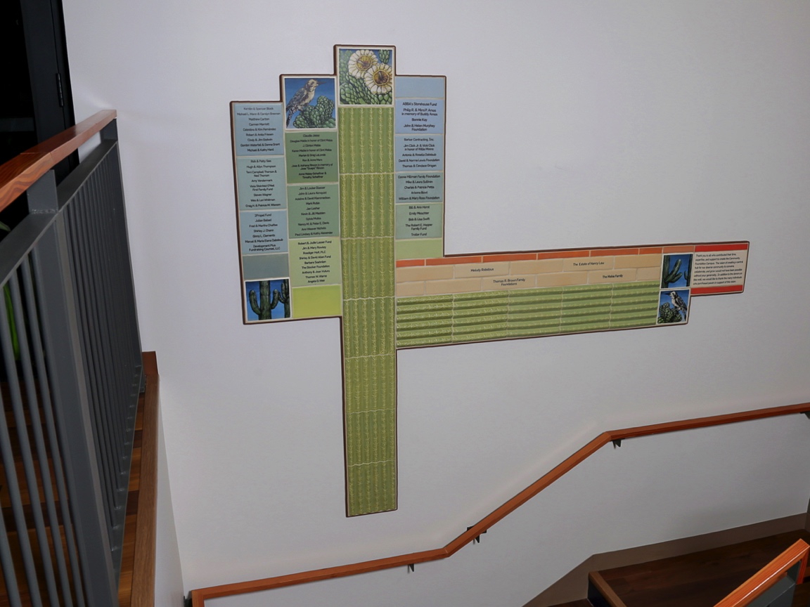CFSA donor wall detail
